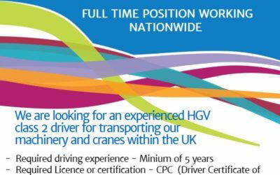 New Job Opportunity – HGV Class 2 Driver