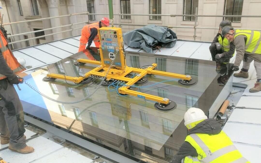 Vacuum & Crane glazing in London