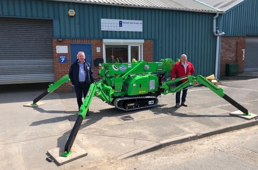 Vacuum And Crane Add New Electric Maeda MC285 To Mini Crane Fleet